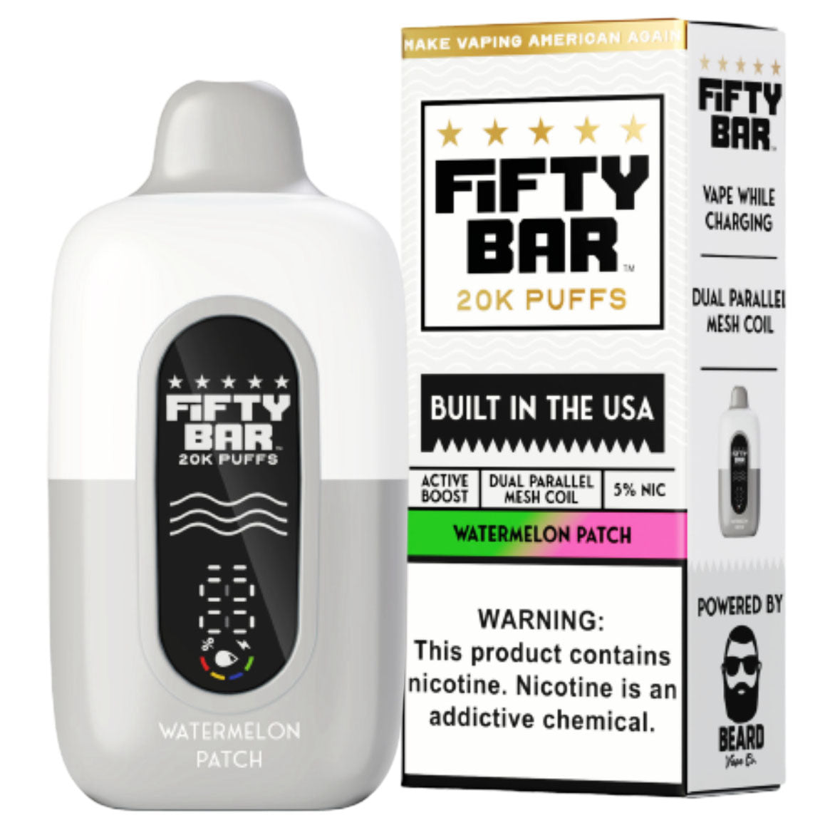 Watermelon Patch - Fifty Bar vape flavor
