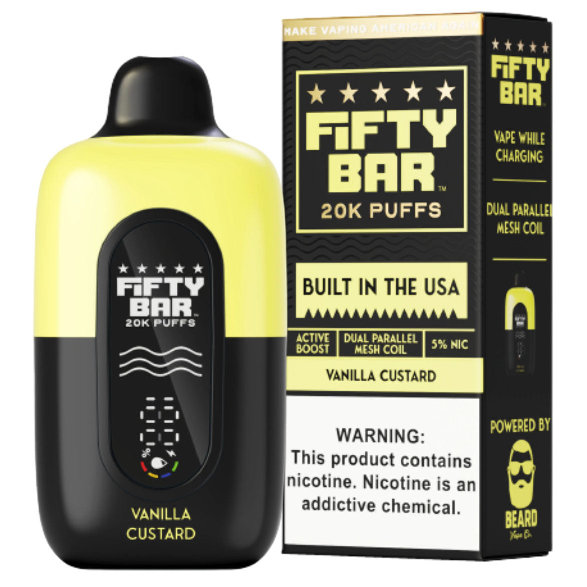 Vanilla Custard - Fifty Bar vape flavor