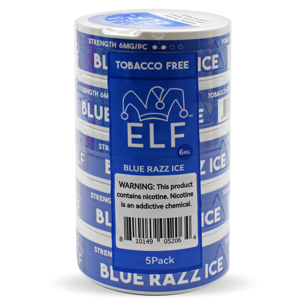 Blue Razz Ice Nic Pouches 5 Pack