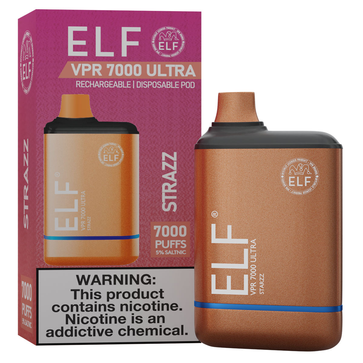 ELF Vape VPR 7000 Ultra Disposables