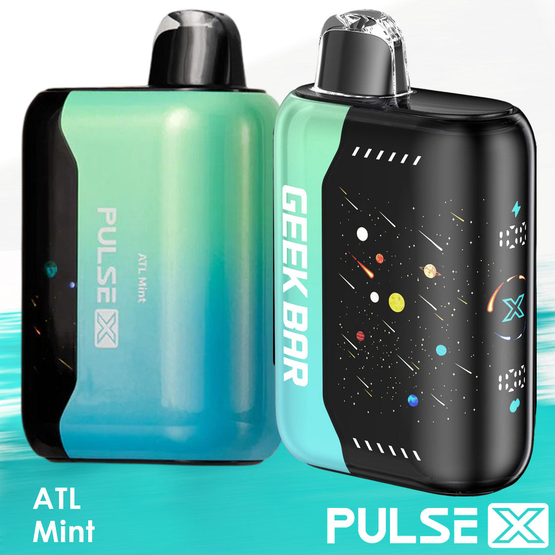ATL Mint Flavored - Geek Bar Pulse X, Meteor Edition