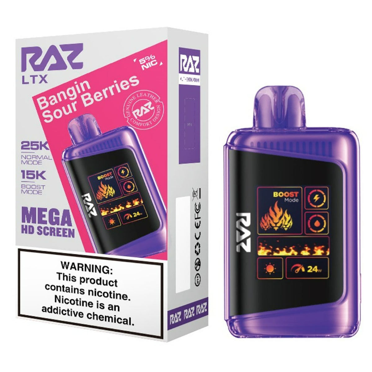 RAZ LTX 25000 Puffs Vape Disposable 16mL
