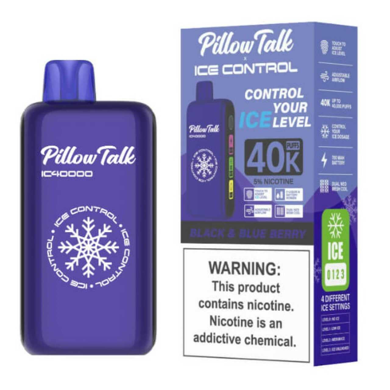 Pillow Talk IC40000 Disposable Vape - 20mL / 40K Puffs