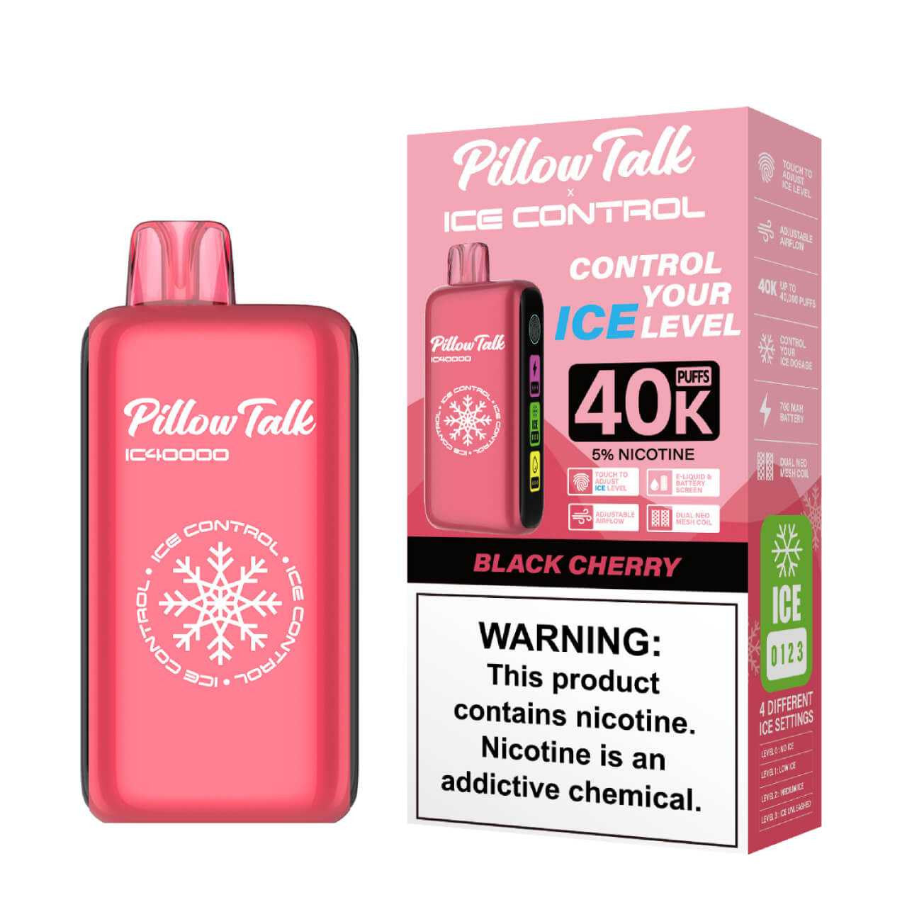 Pillow Talk IC40000 Disposable Vape - 20mL / 40K Puffs