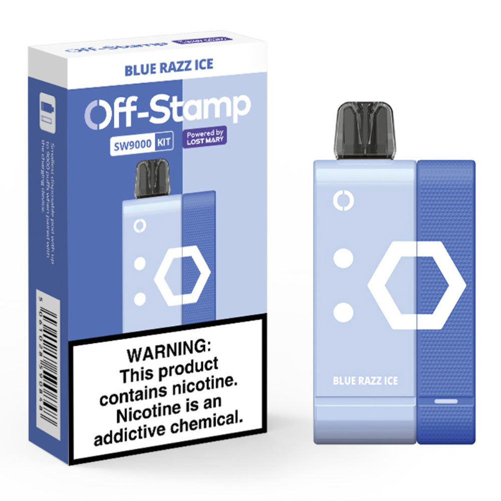 Blue Razz Ice Flavor SW9000 Off Stamp Vape