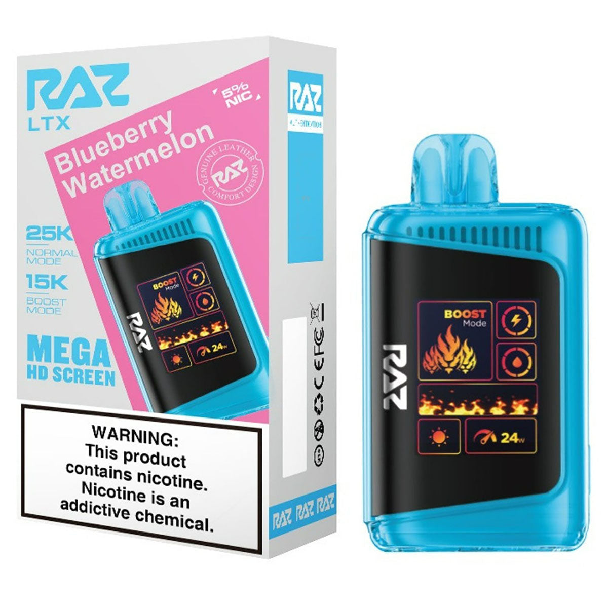 RAZ LTX 25000 Puffs Vape Disposable 16mL