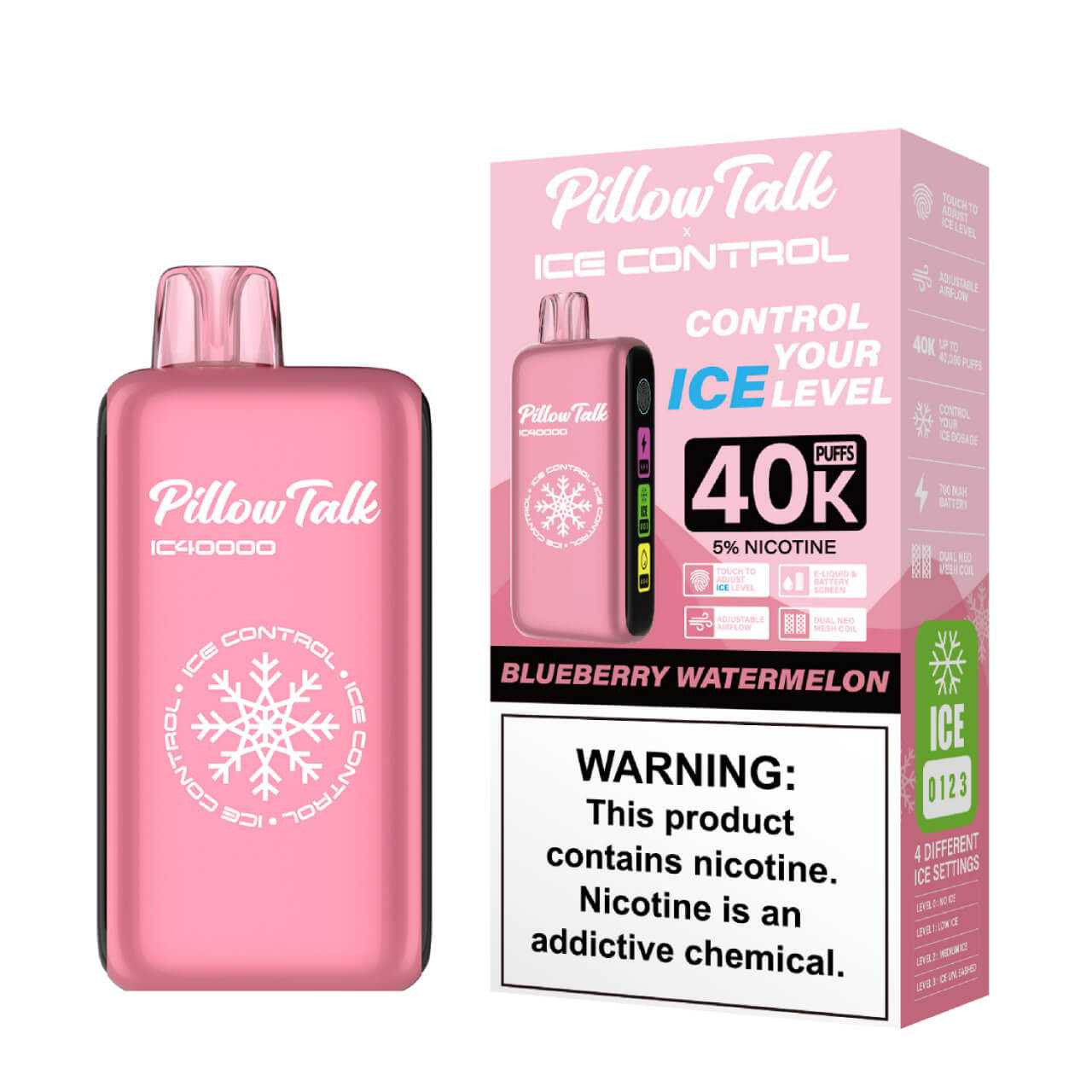 Pillow Talk IC40000 Disposable Vape - 20mL / 40K Puffs