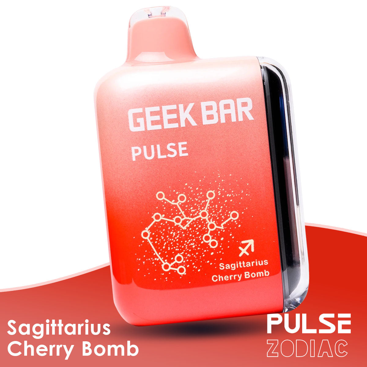 Cherry Bomb Flavor - Sagittarius | Geek Bar Pulse Zodiac Edition Vape