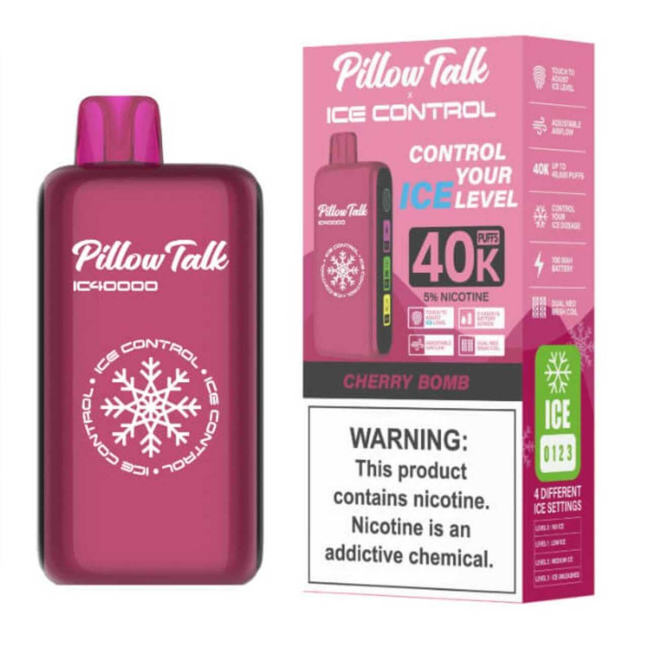 Pillow Talk IC40000 Disposable Vape - 20mL / 40K Puffs