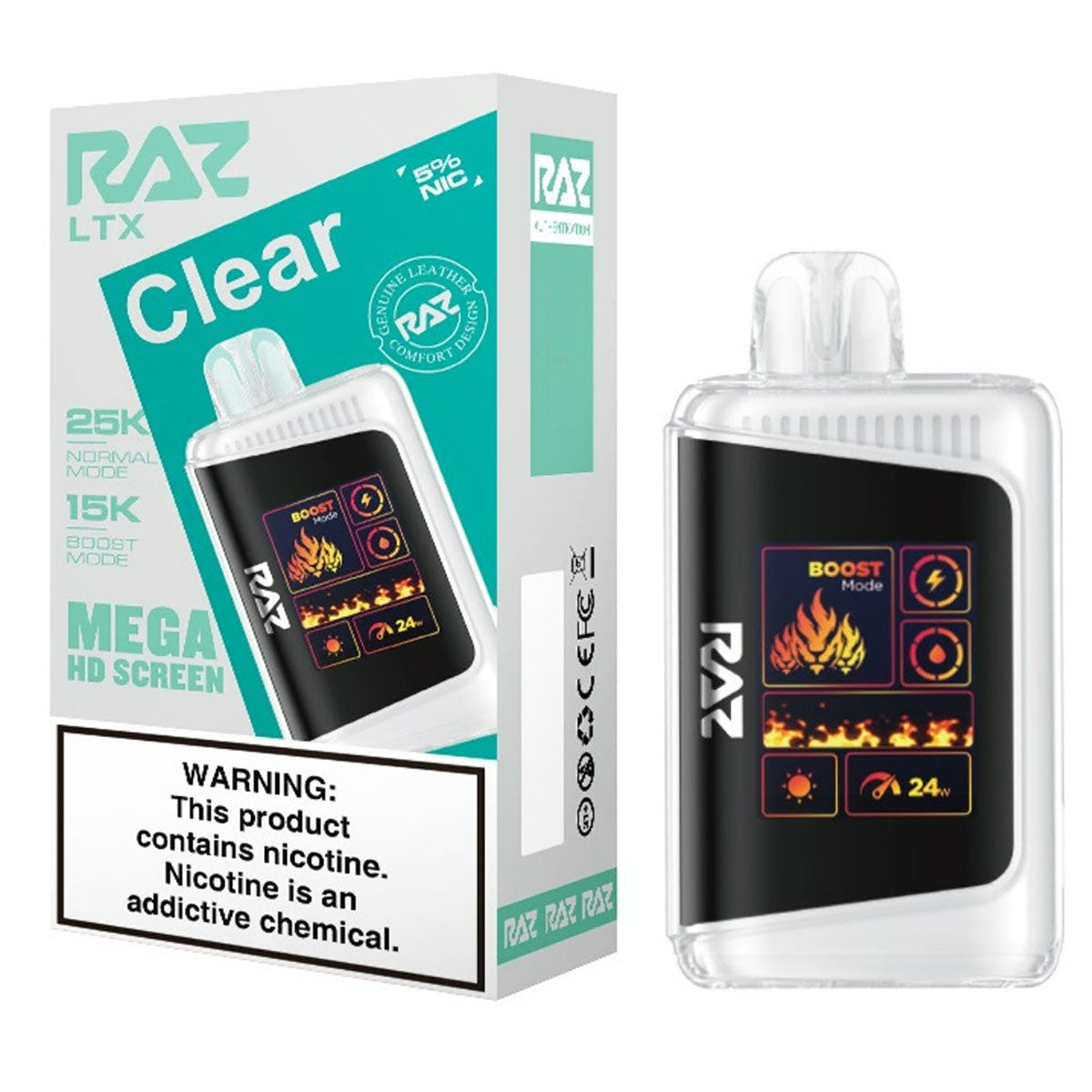 RAZ LTX 25000 Puffs Vape Disposable 16mL