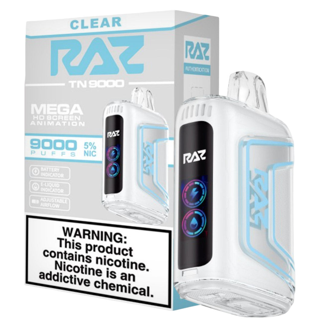 Clear RAZ vape TN9000