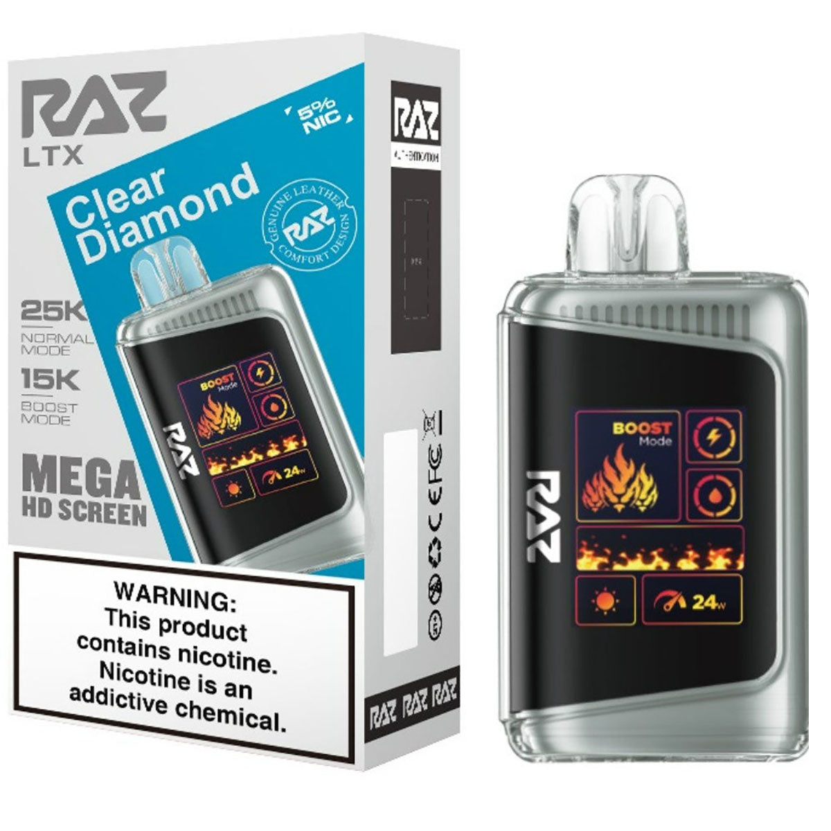 RAZ LTX 25000 Puffs Vape Disposable 16mL