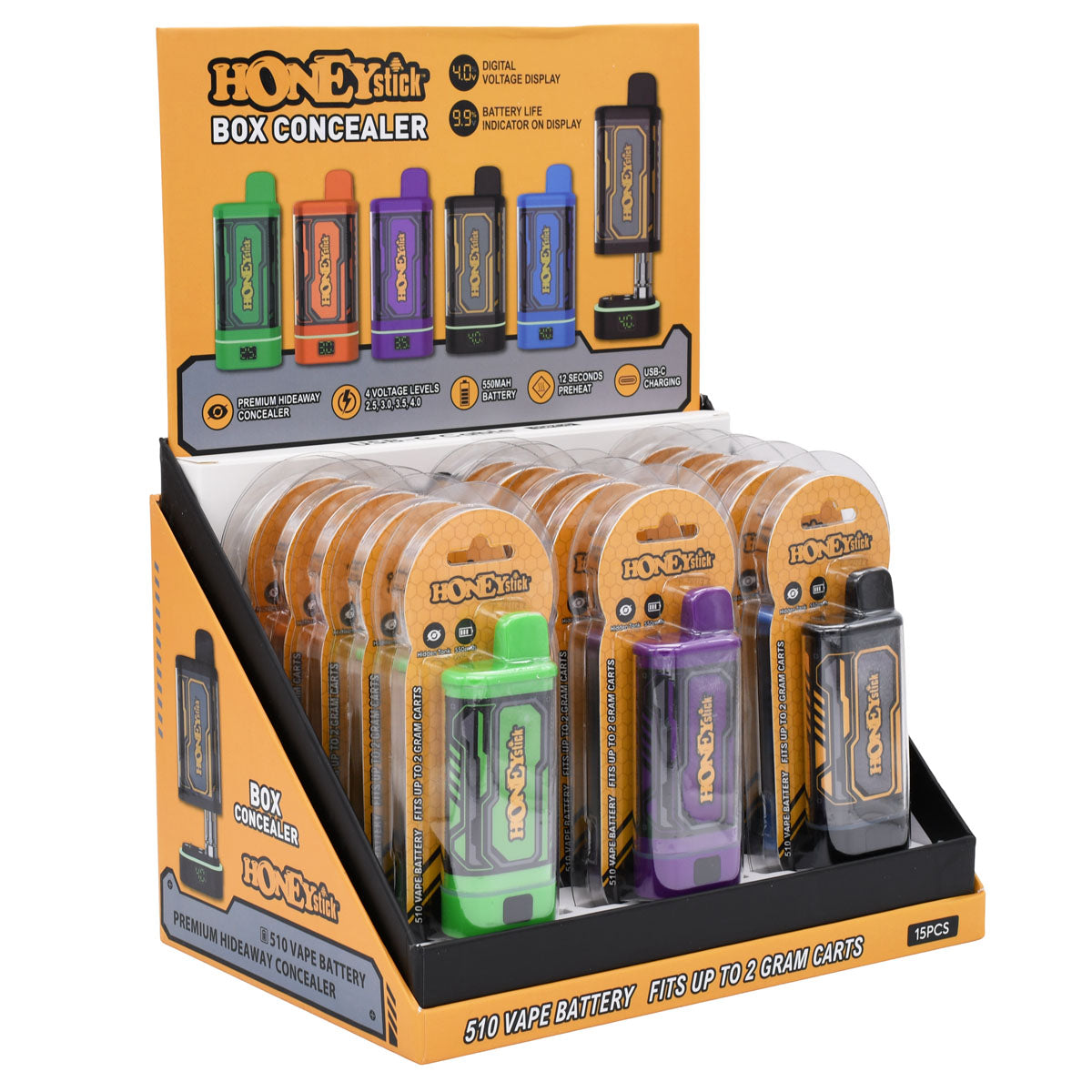 HoneyStick BOX Cart Pen Battery Concealer