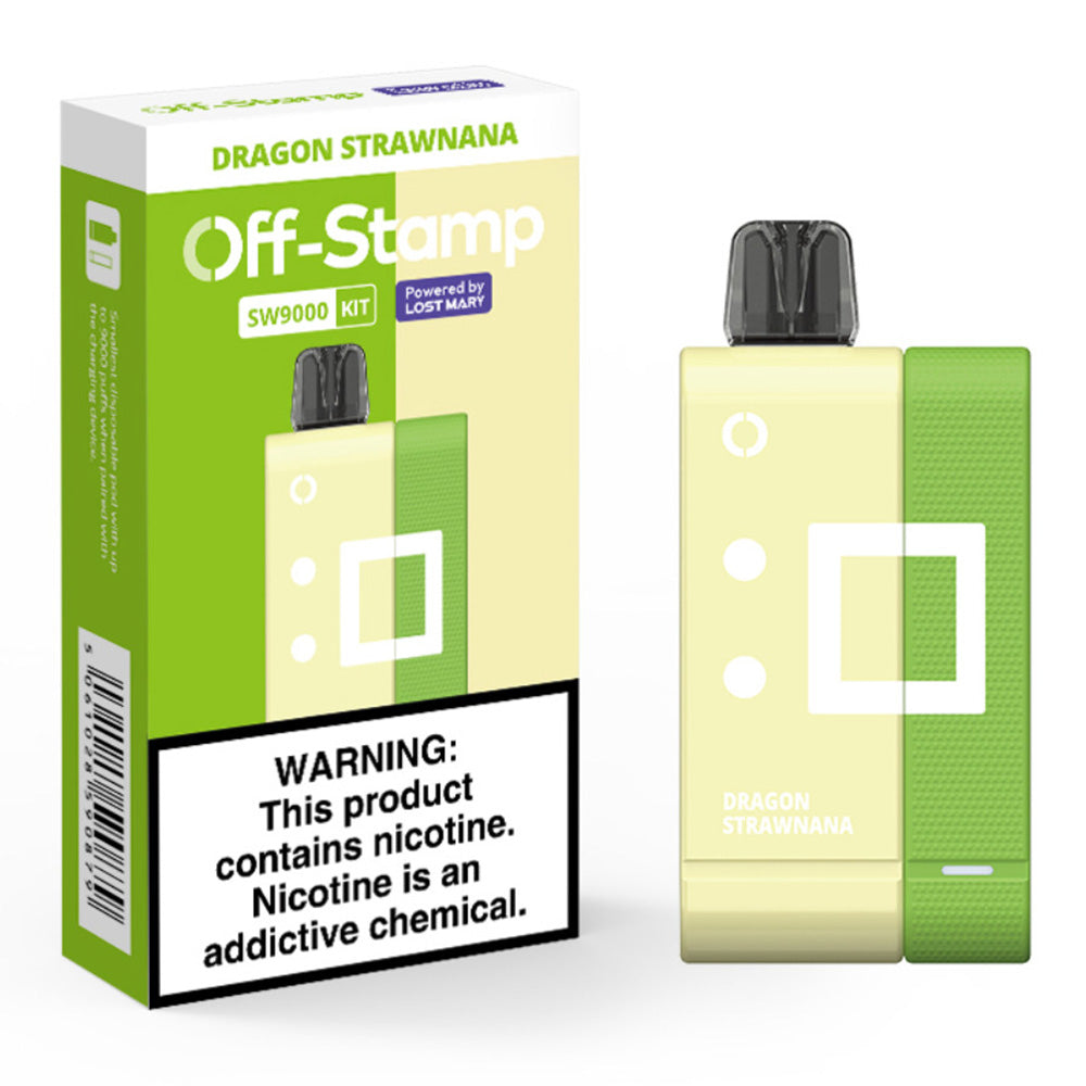 Dragon Strawnana Flavor SW9000 Off Stamp Vape