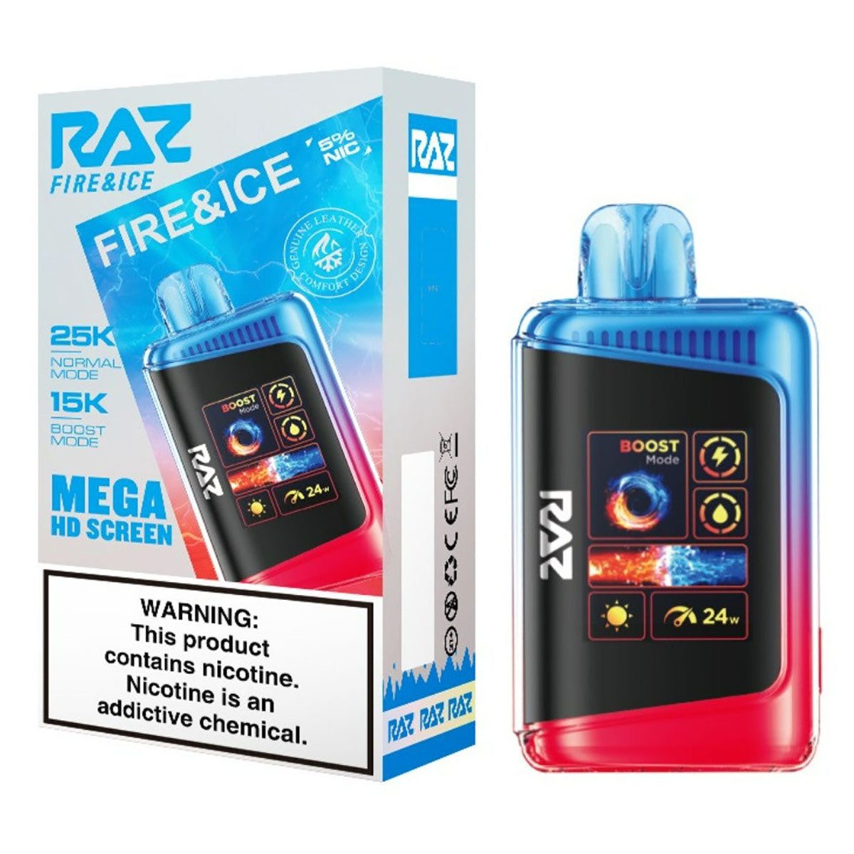RAZ LTX 25000 Puffs Vape Disposable 16mL