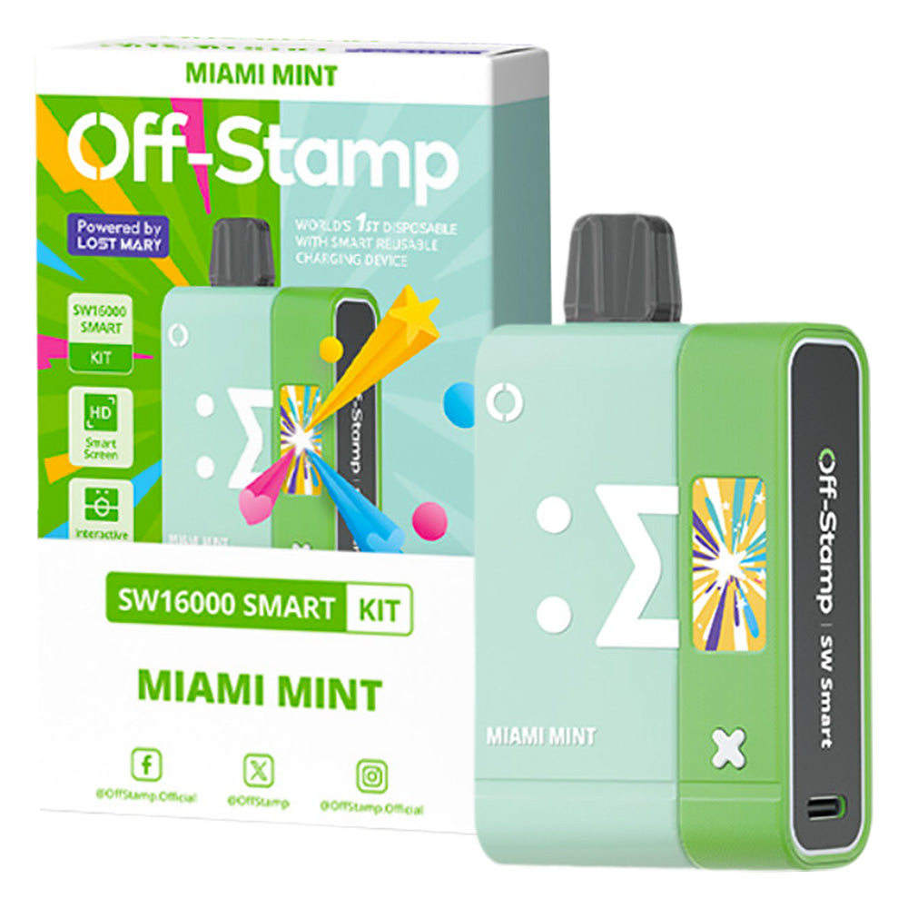 SW16000 Miami Mint Flavored Off Stamp Vape