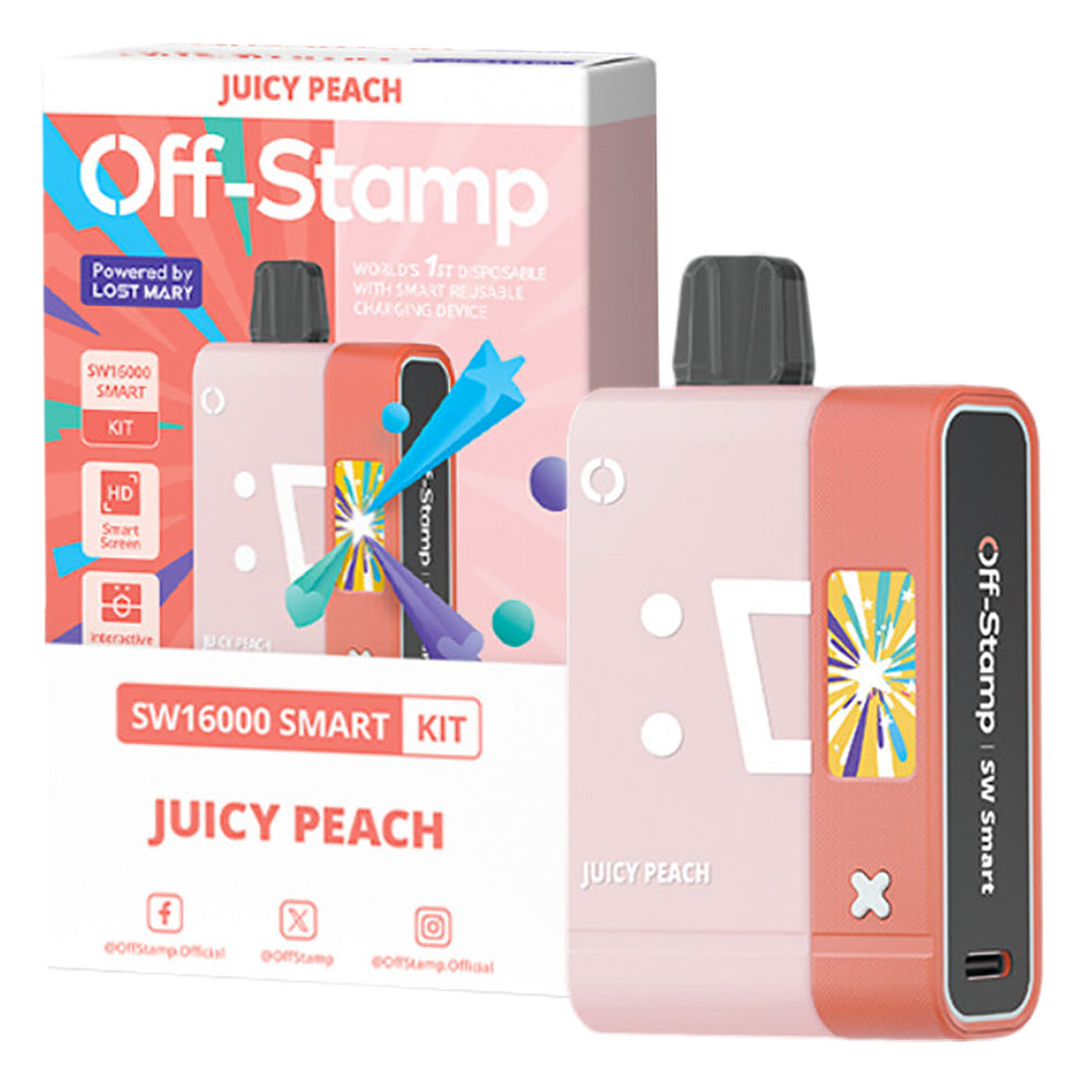SW16000 Juicy Peach Flavored Off Stamp Vape