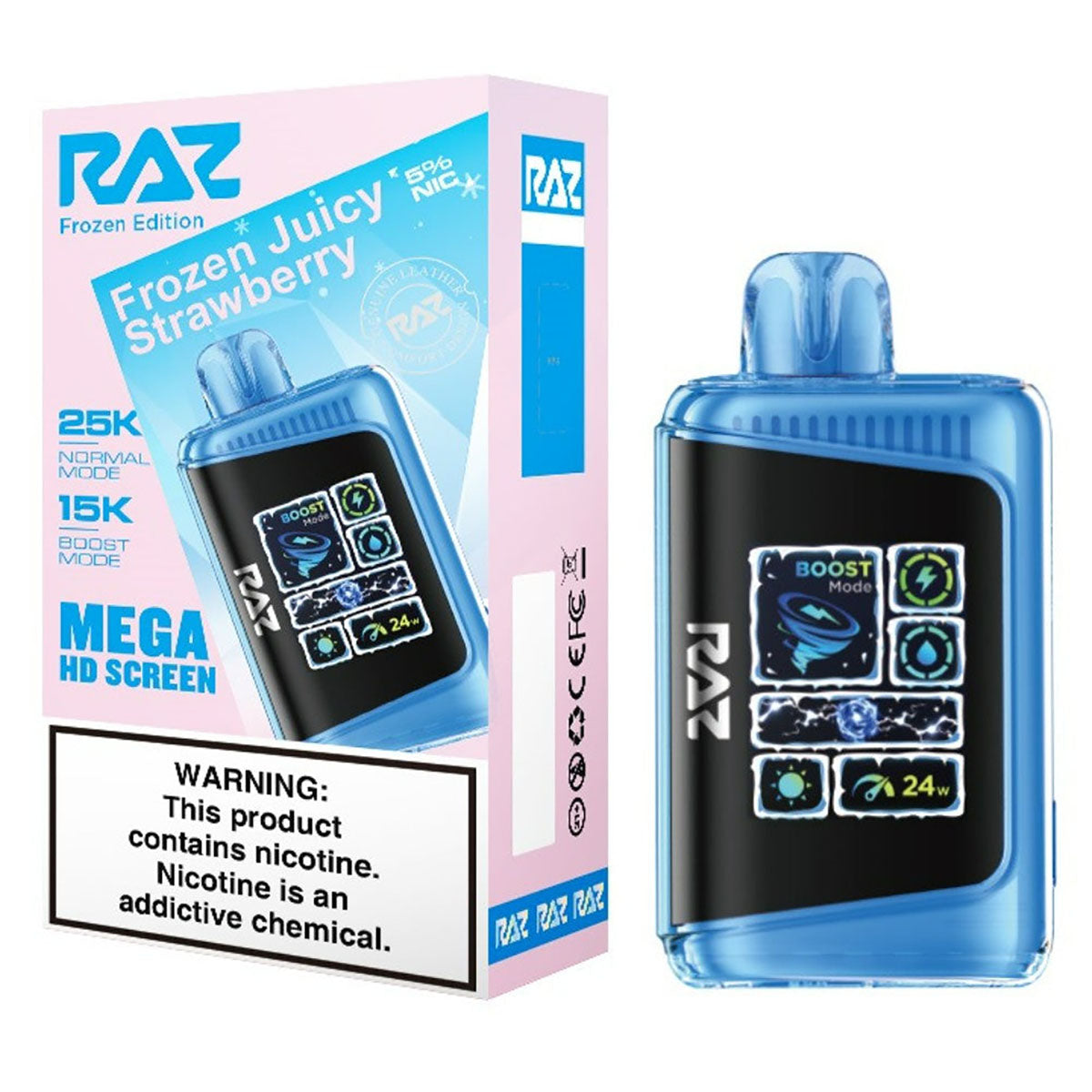 RAZ LTX 25000 Puffs Vape Disposable 16mL