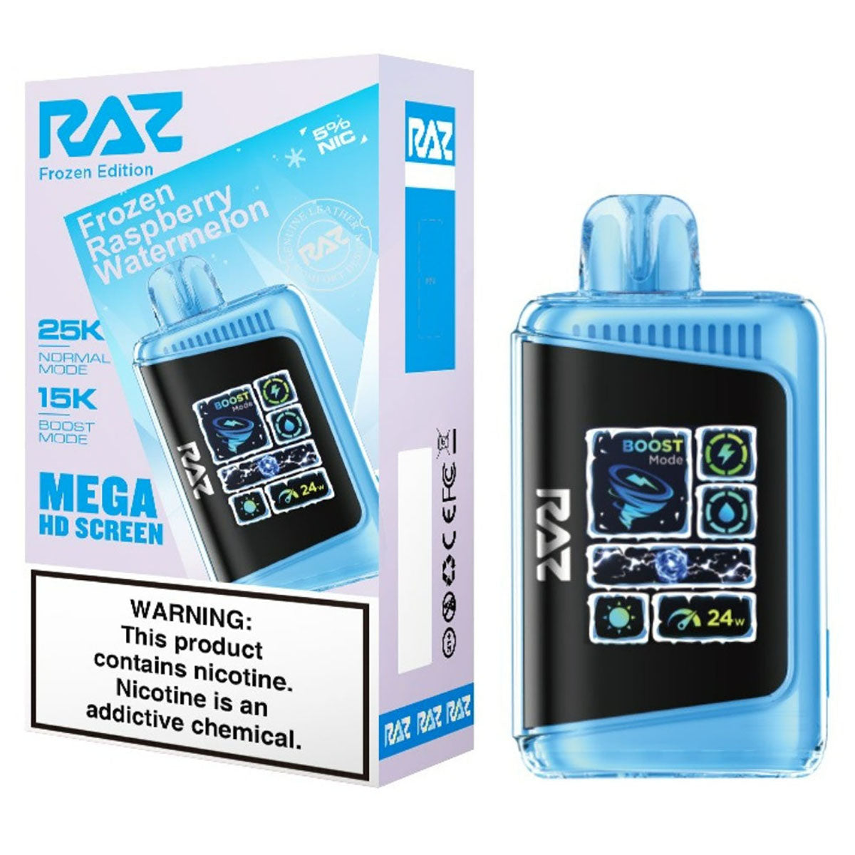 RAZ LTX 25000 Puffs Vape Disposable 16mL