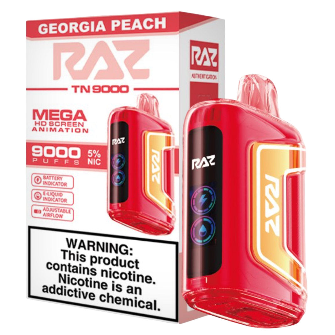 Georgia Peach RAZ vape TN9000