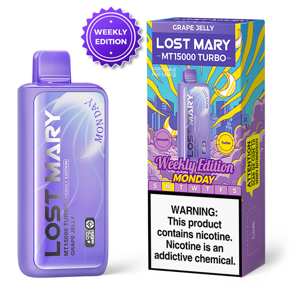 Lost Mary MT15000 Turbo Weekly Edition Bar Vapes