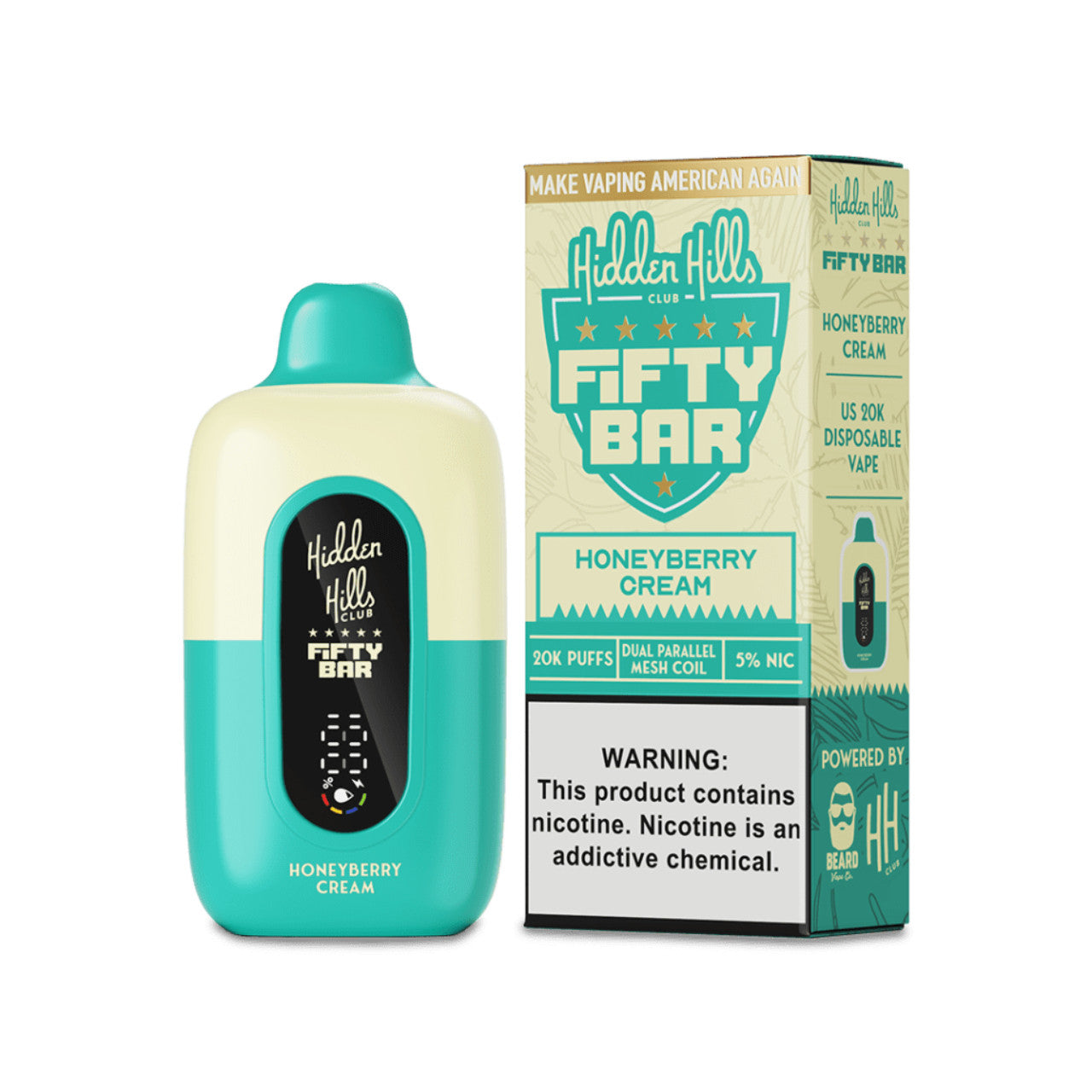 Fifty Bar x Hidden Hills Disposable Vape 20K