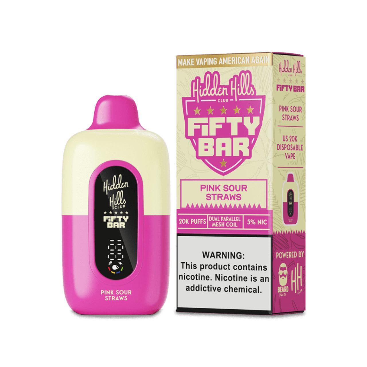 Fifty Bar x Hidden Hills Disposable Vape 20K