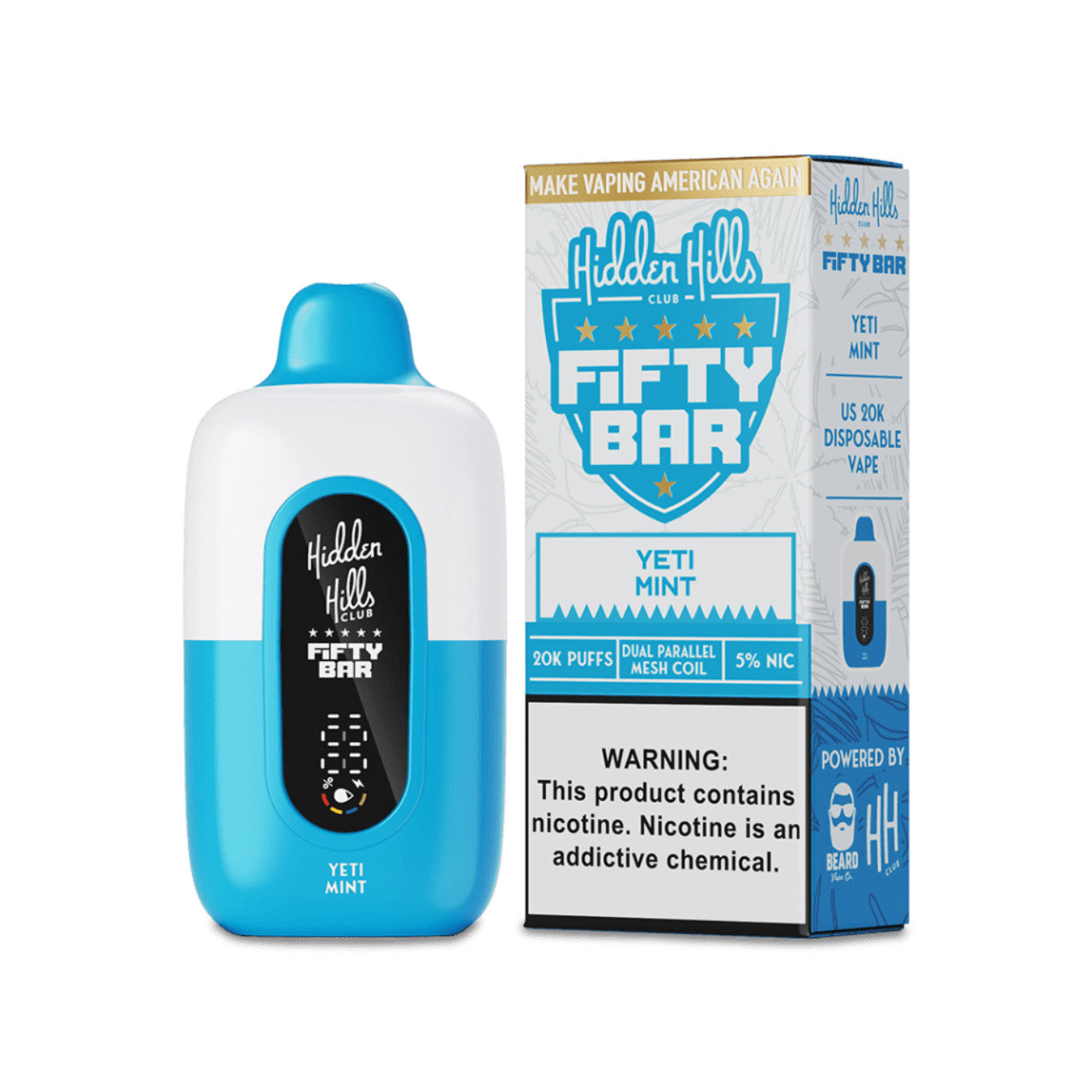 Fifty Bar x Hidden Hills Disposable Vape 20K