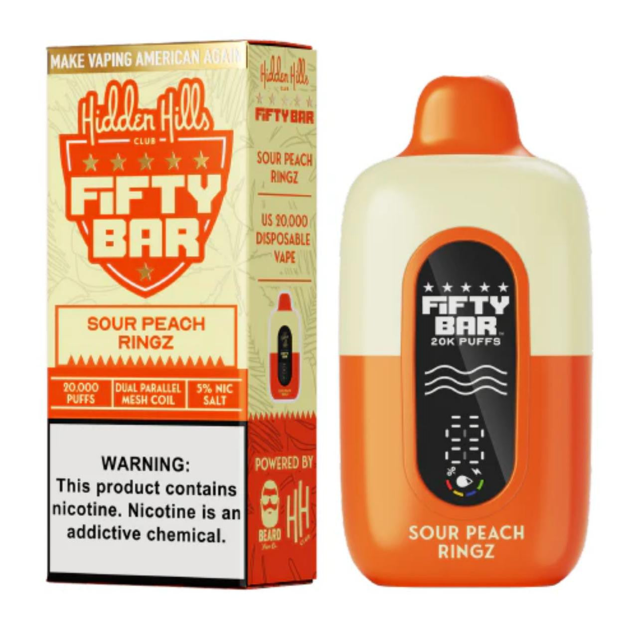 Fifty Bar x Hidden Hills Disposable Vape 20K
