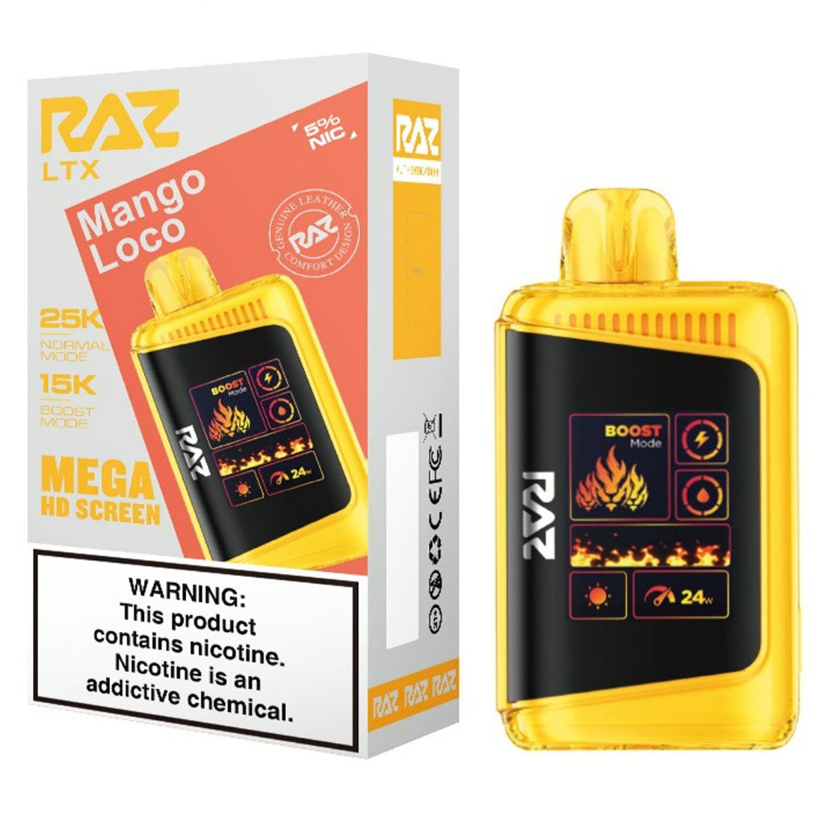 RAZ LTX 25000 Puffs Vape Disposable 16mL