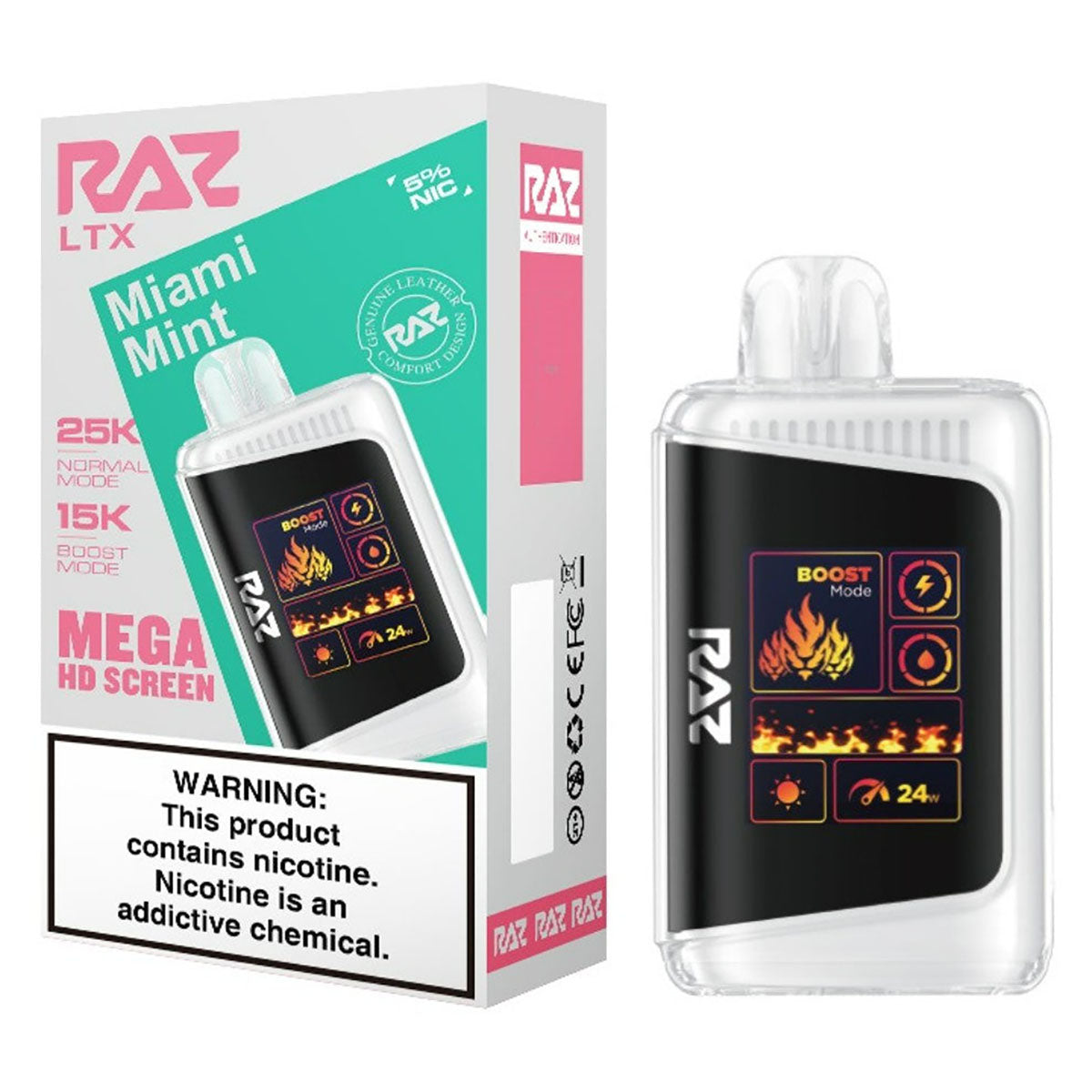 RAZ LTX 25000 Puffs Vape Disposable 16mL