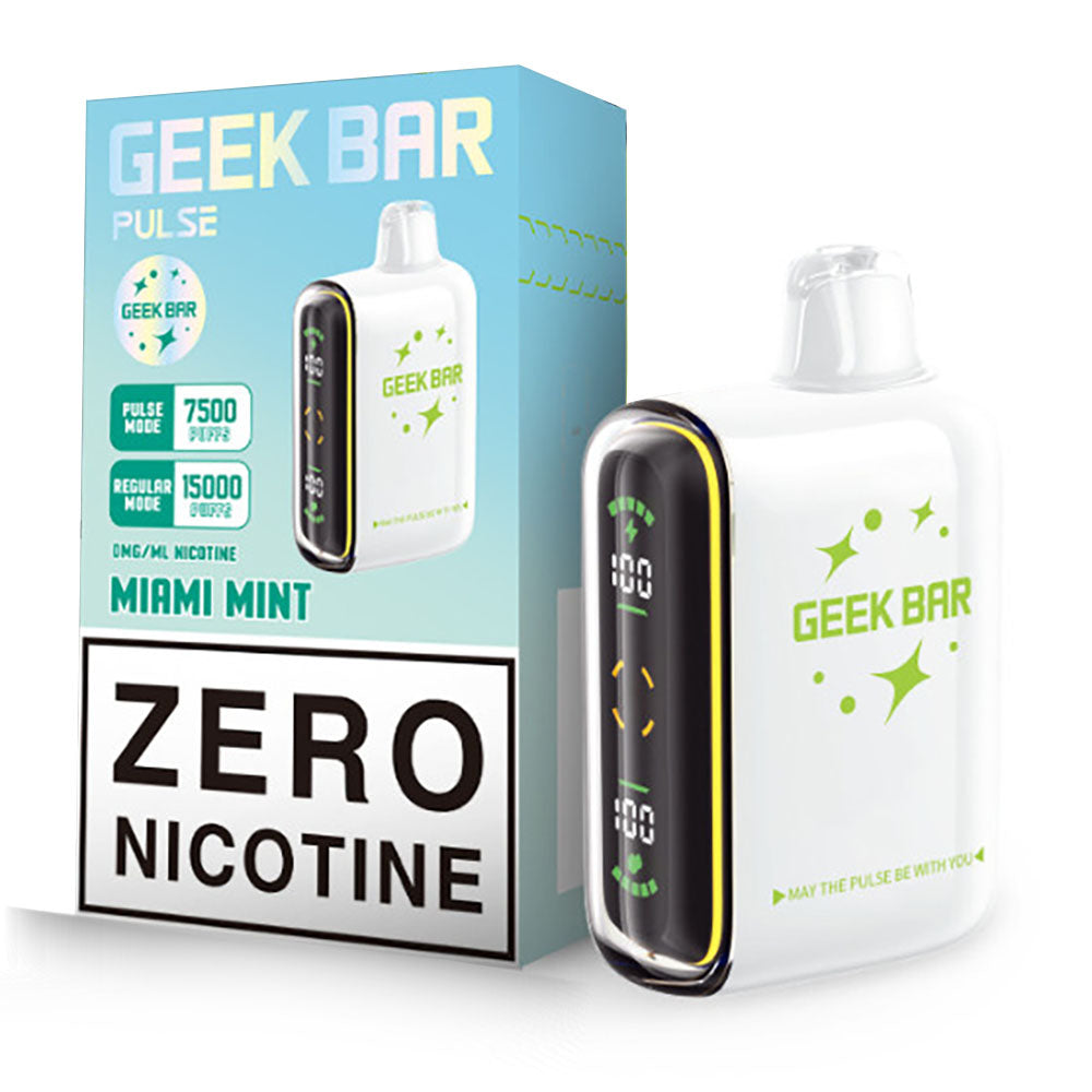 Miami Mint Geek Bar Pulse No Nicotine Vape