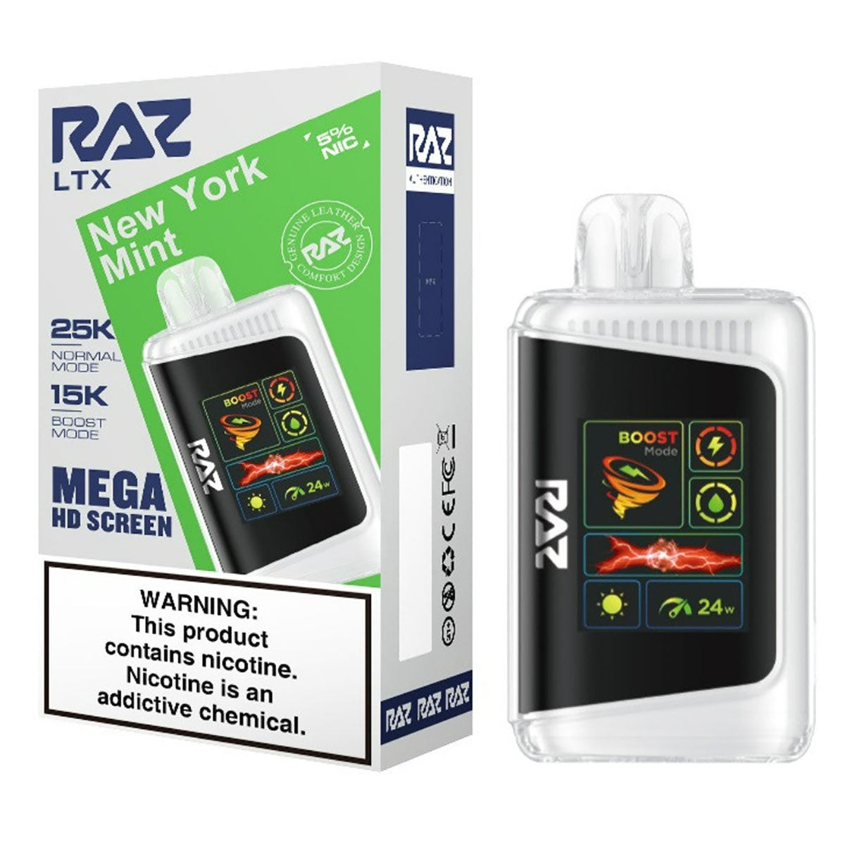 RAZ LTX 25000 Puffs Vape Disposable 16mL