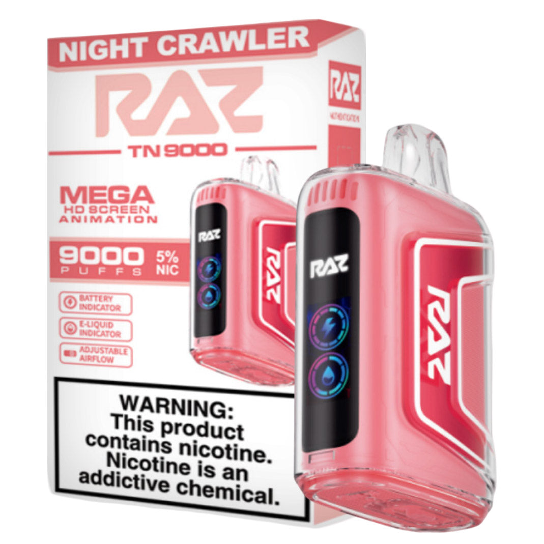 Night Crawler RAZ vape TN9000