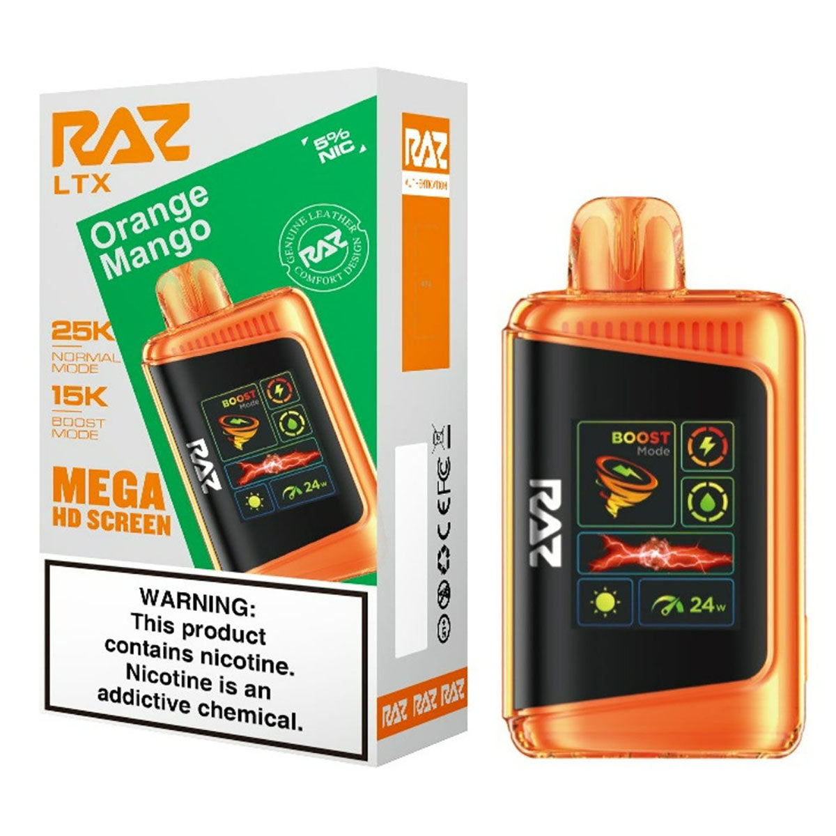 RAZ LTX 25000 Puffs Vape Disposable 16mL
