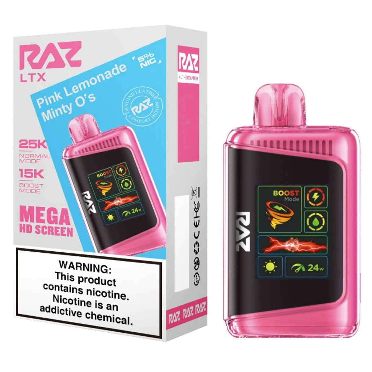 RAZ LTX 25000 Puffs Vape Disposable 16mL
