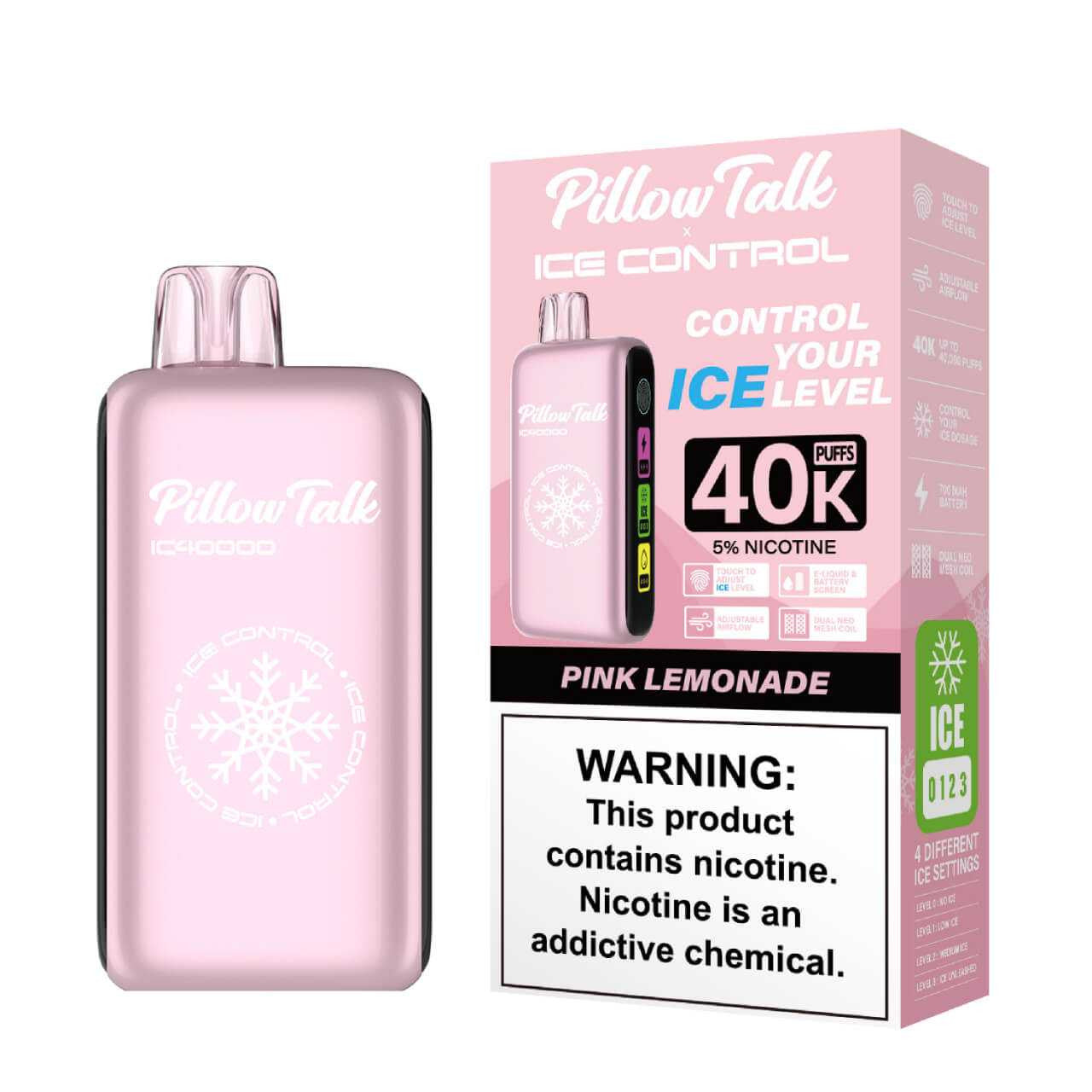 Pillow Talk IC40000 Disposable Vape - 20mL / 40K Puffs