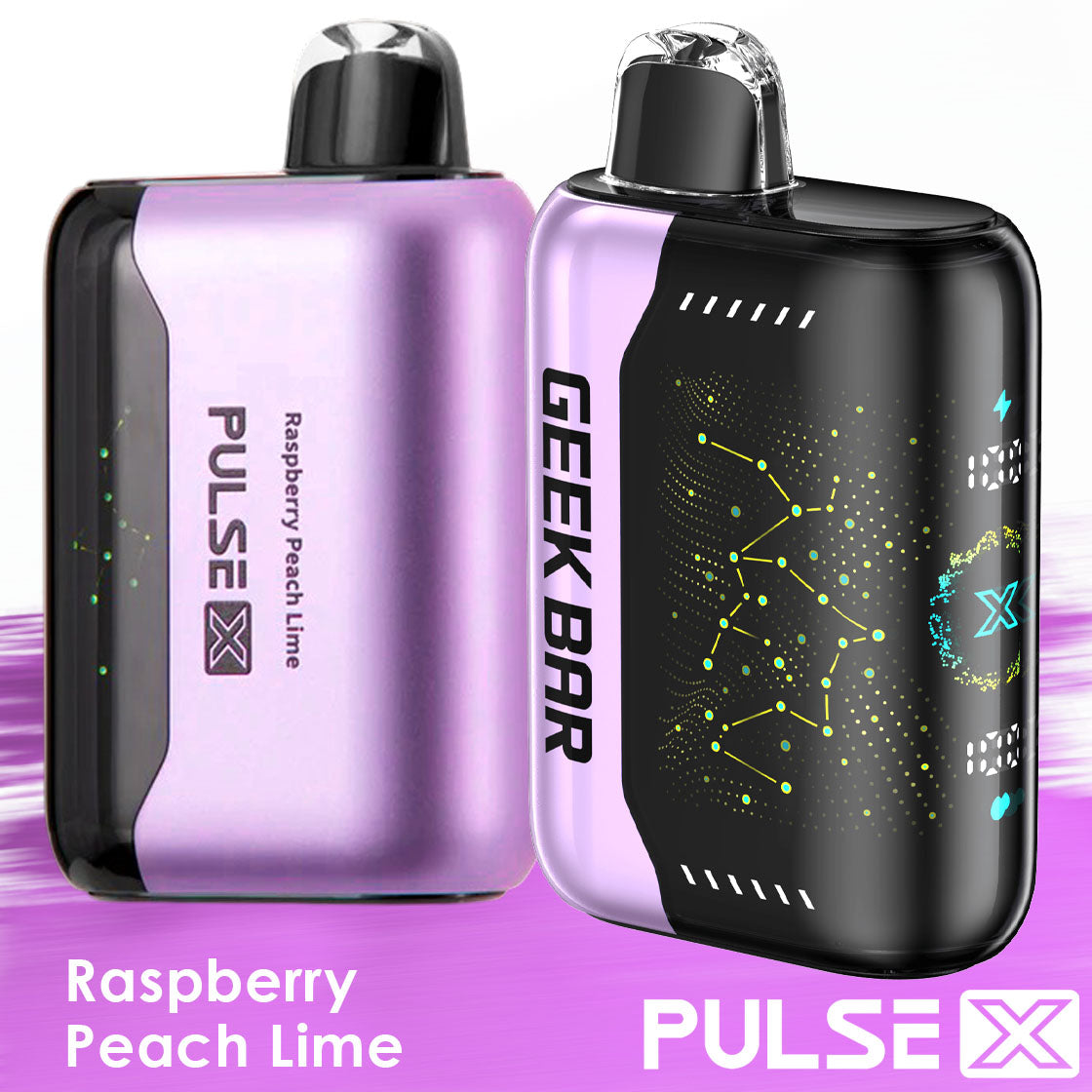Raspberry Peach Lime Flavor - Geek Bar Pulse X Disposable Vape