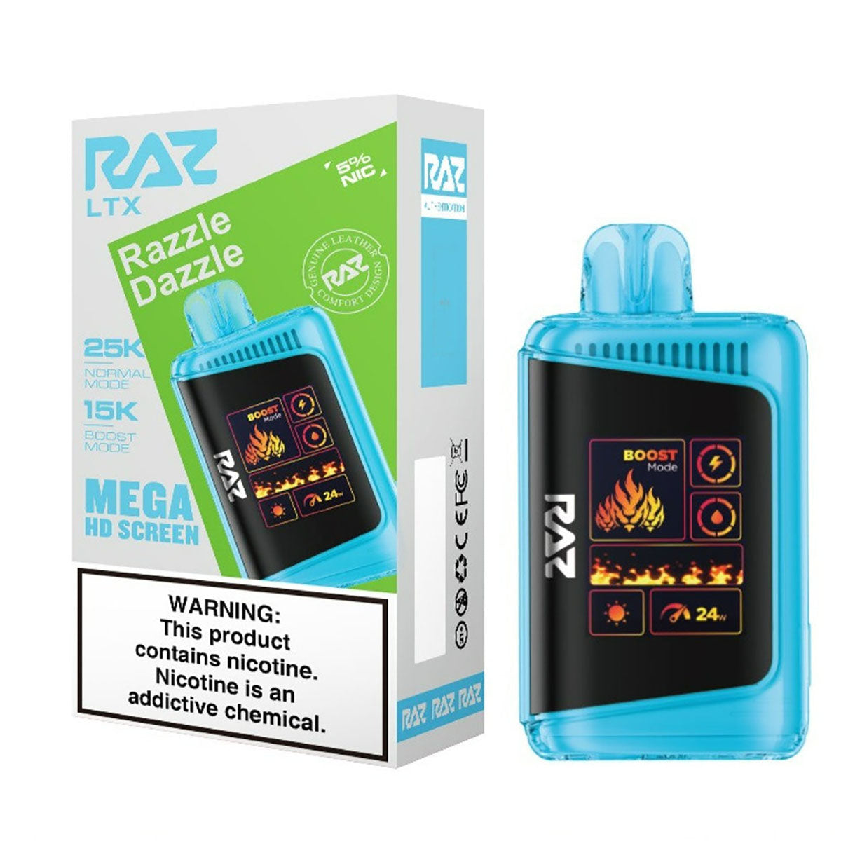 RAZ LTX 25000 Puffs Vape Disposable 16mL