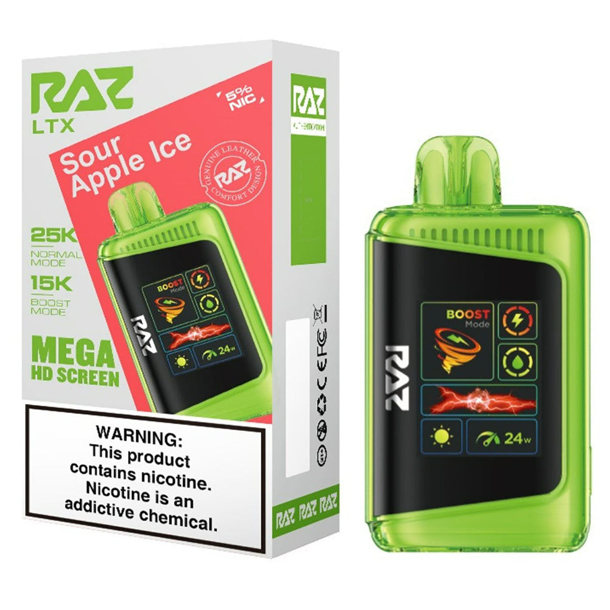 RAZ LTX 25000 Puffs Vape Disposable 16mL