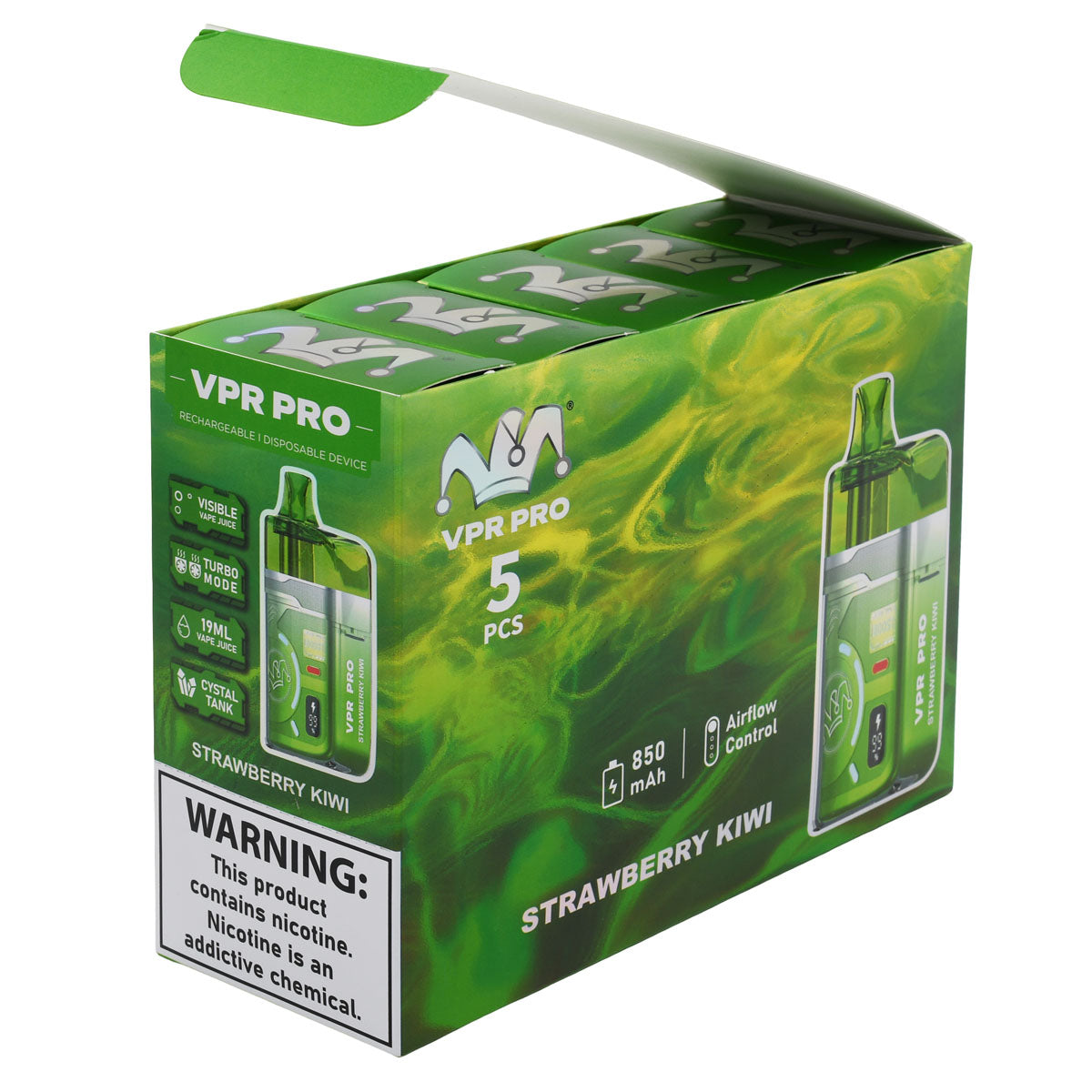 5pcs POP Strawberry-Kiwi VPR 40K