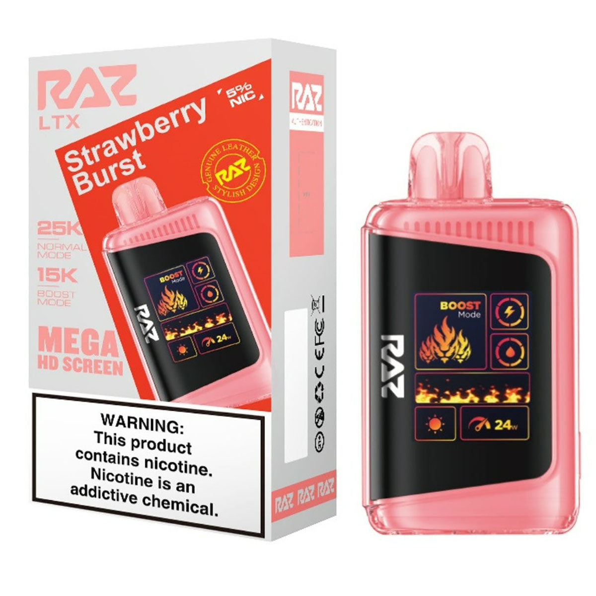 RAZ LTX 25000 Puffs Vape Disposable 16mL