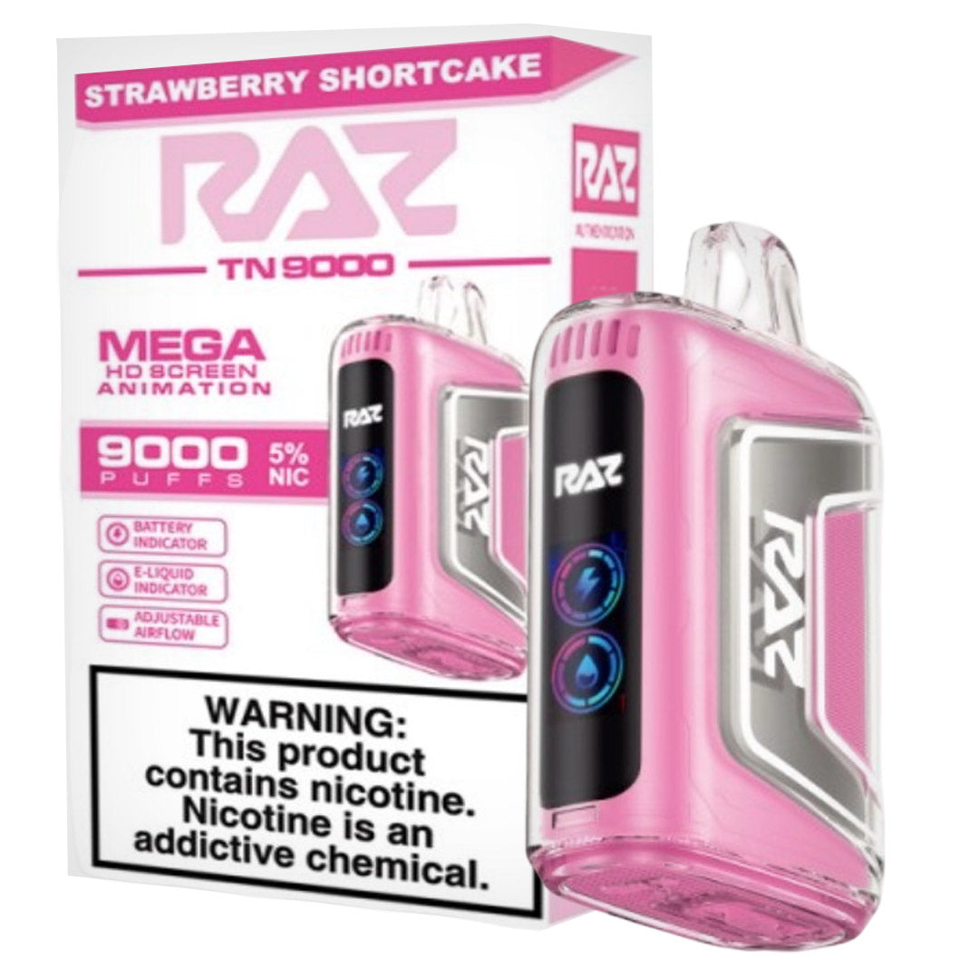 Strawberry Shortcake RAZ vape TN9000