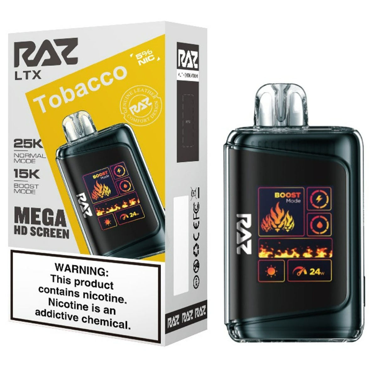 RAZ LTX 25000 Puffs Vape Disposable 16mL