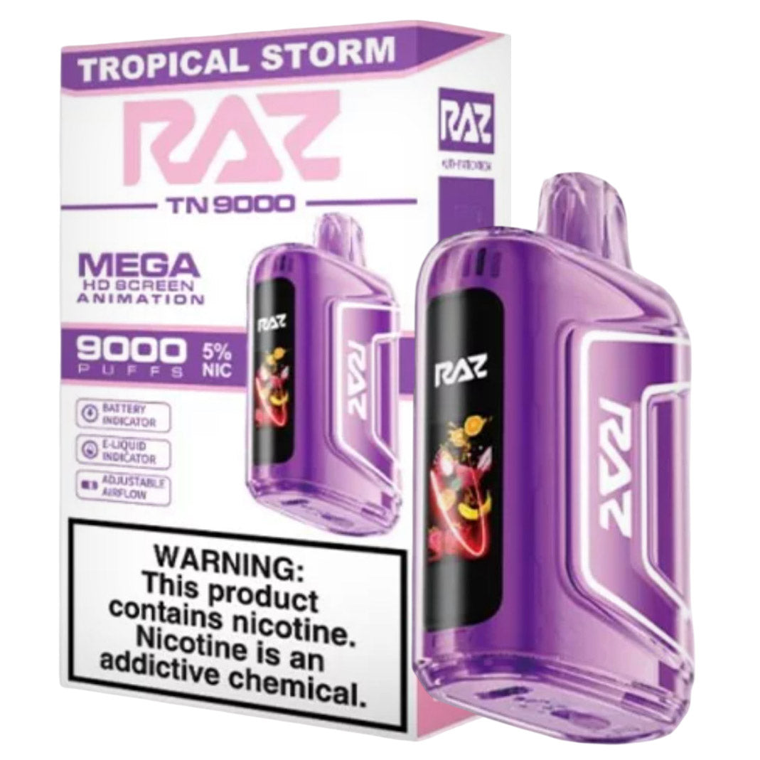 Tropical Storm RAZ vape TN9000