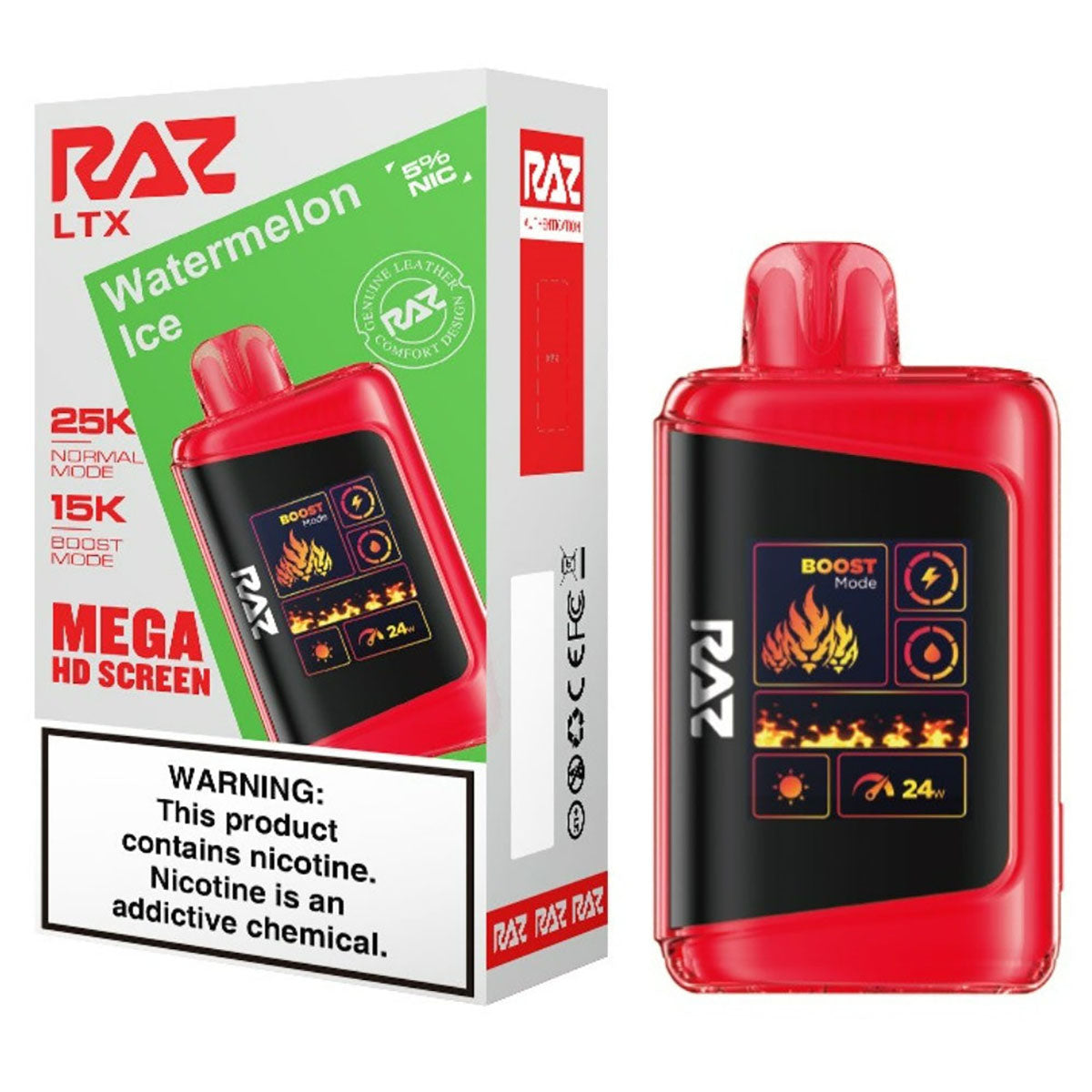 RAZ LTX 25000 Puffs Vape Disposable 16mL
