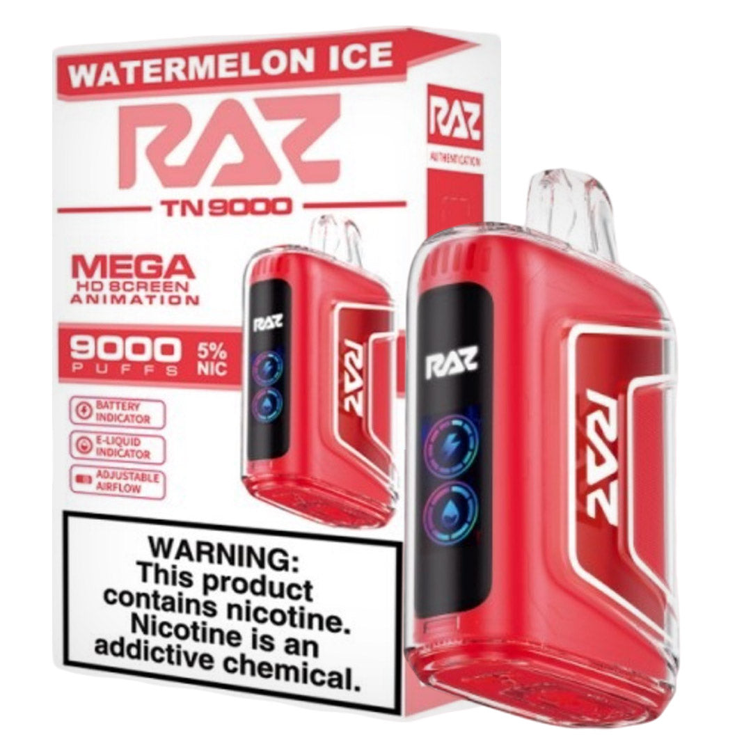 Watermelon Ice RAZ vape TN9000