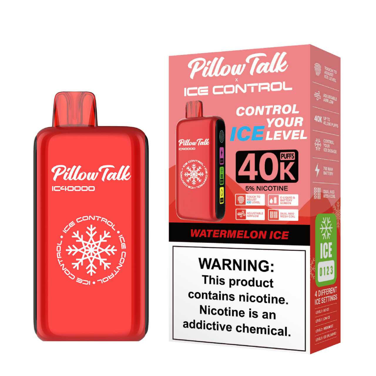 Pillow Talk IC40000 Disposable Vape - 20mL / 40K Puffs