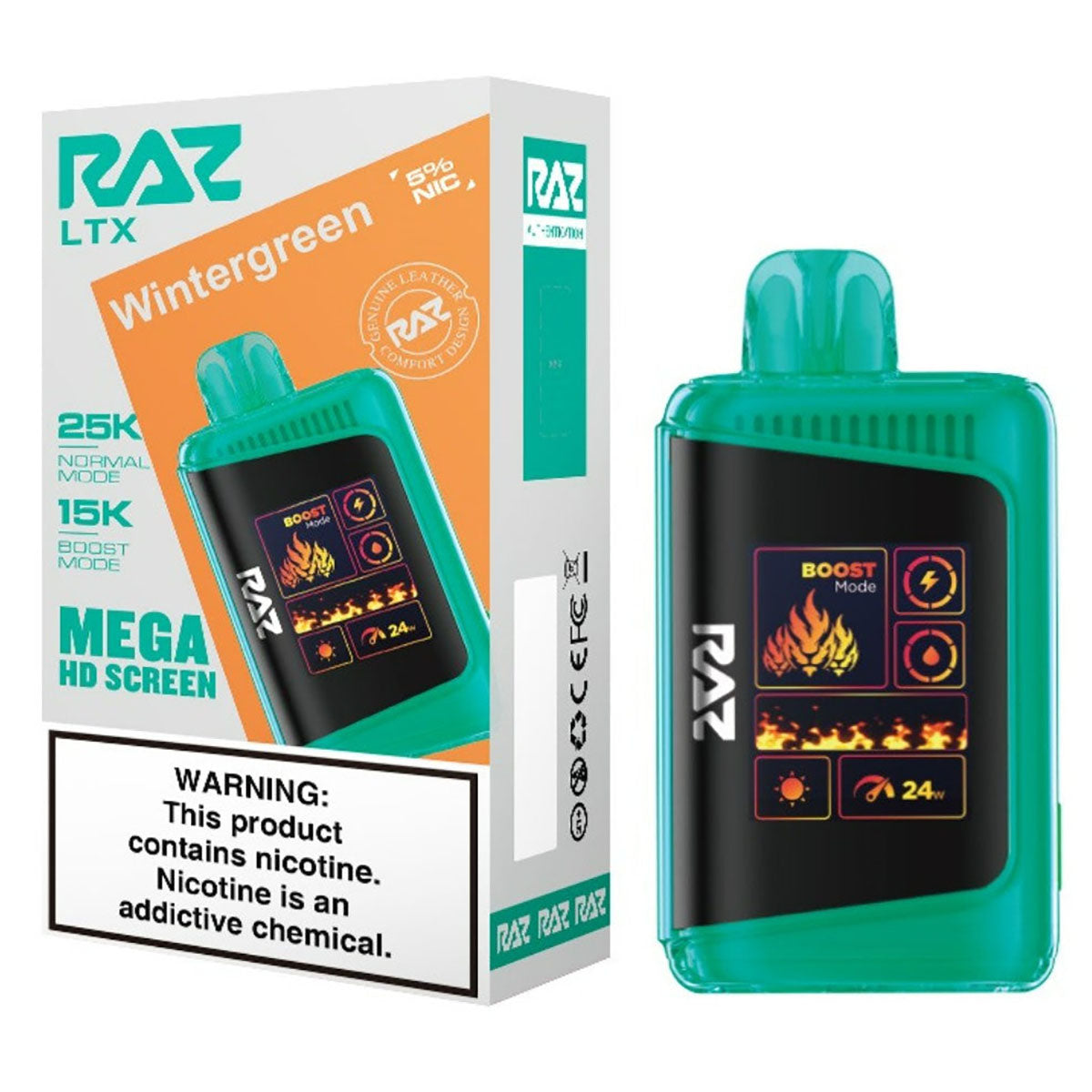RAZ LTX 25000 Puffs Vape Disposable 16mL
