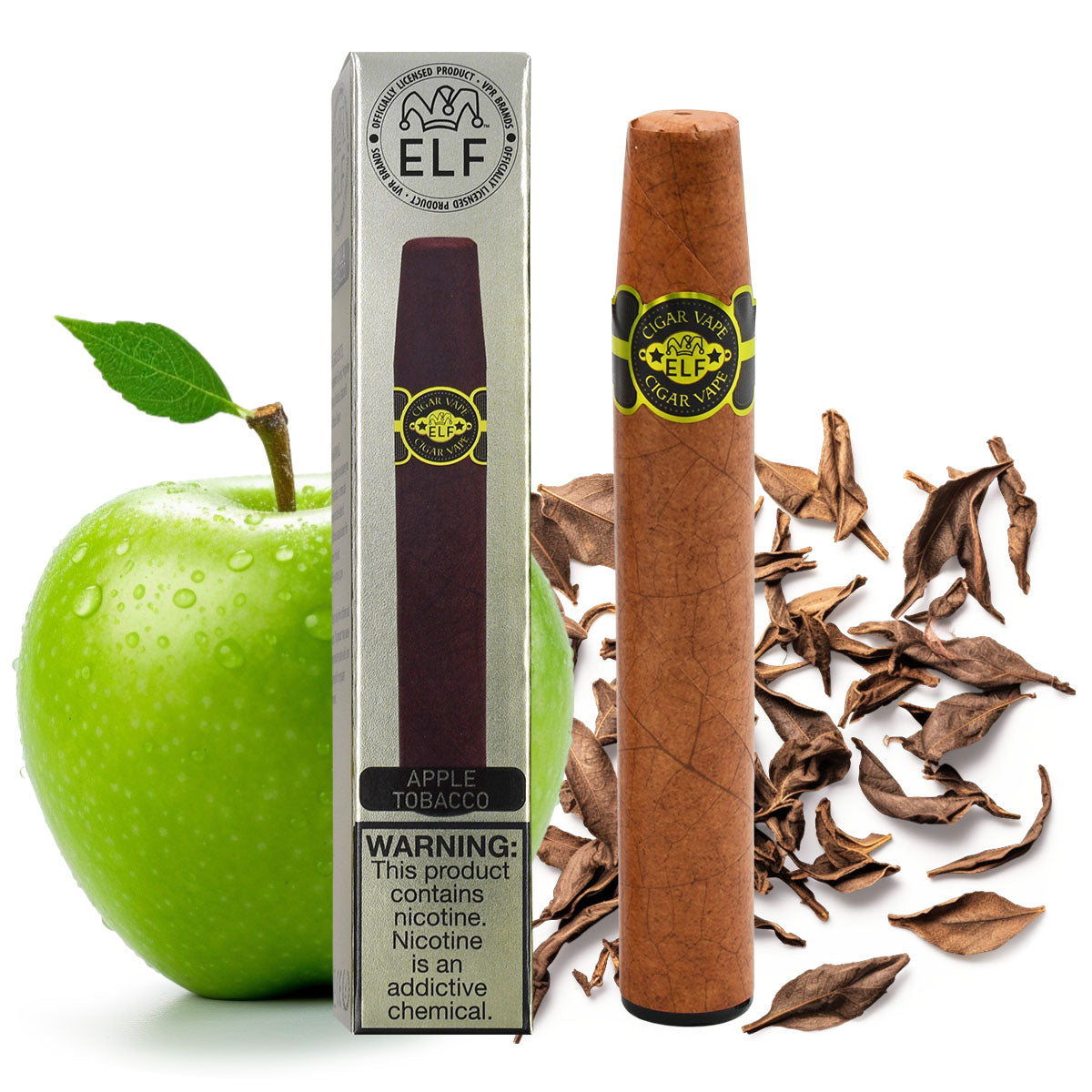 Apple Tobacco Flavor Cigar Vape Disposable - 3000 Puffs